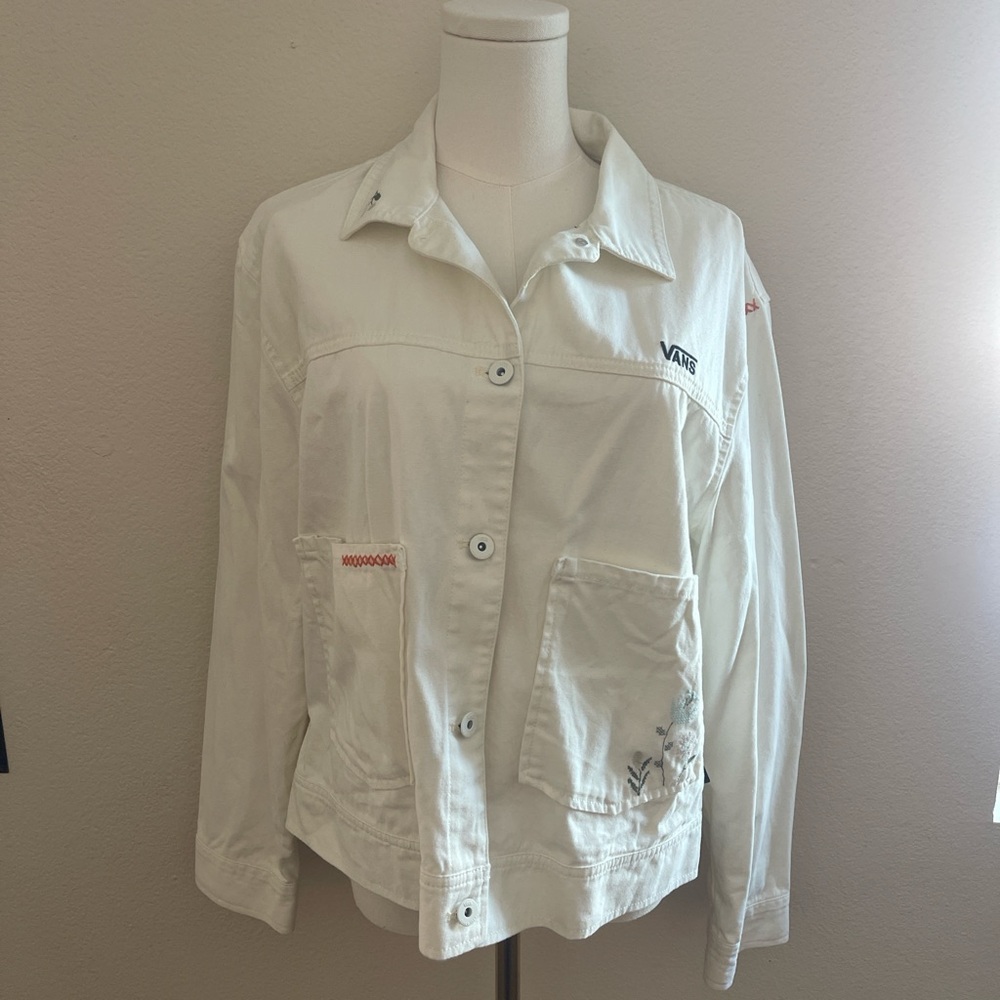 Vans Women's Cream Jean Jacket